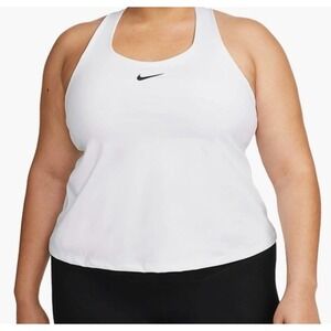 Nike Swoosh Medium Support Sewn In Padded Sports‎ Bra Tank DV9899 Women's 2X NWT
